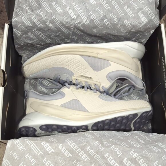 NWT Lululemon Blissfeel Trail Womens Running Shoe Silver Drop / Baked - Picture 9 of 15